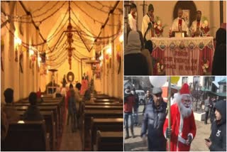 Kashmir Christmas  ജമ്മു കശ്‌മീര്‍ ക്രിസ്‌മസ്  കശ്‌മീര്‍ താഴ്‌വര  കശ്‌മീര്‍ ക്രിസ്‌ത്യന്‍ പള്ളി