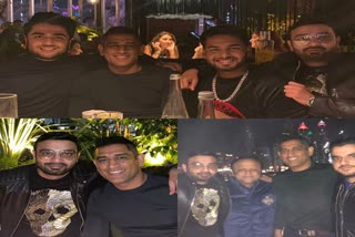 Rishabh pant celebrate Christman with ms Dhoni in Dubia