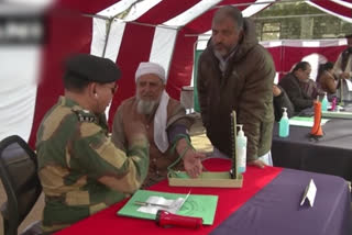 medical camp by BSF in poonch