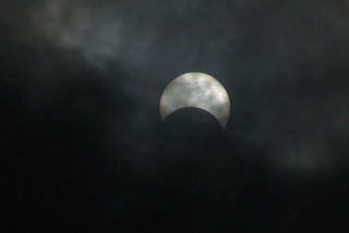 Partial Solar Eclipse in Joint Warangal District