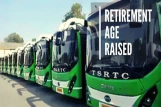 TSRTC  Retirement age  Employees  Telangana Government  തെലങ്കാന സർക്കാർ  ടി എസ് ആർ ടി സി  തെലങ്കാന വാർത്ത  വിരമിക്കൽ പ്രായപരിധി