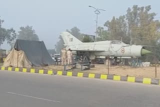 Decommissioned MiG-21 installed at Kanhaiya chowk