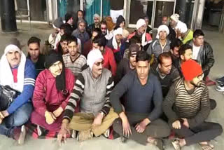 haryana roadways workers protest in palwal
