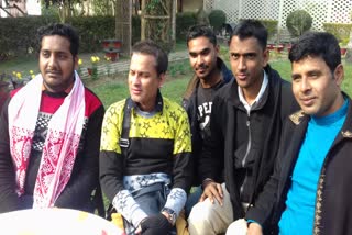 zubeen garg and kalita tribal student union press meet