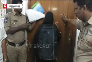 A YOUNG WOMAN HALCHAL IN BACHUPALLI POLICE STATION THAT HE WANTED TO TALK TO HER BOYFRIEND