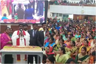 telugu Christians celebrates xmas at Bahrain