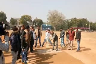 Cricket tournament started in Chhatarpur district