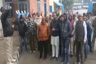 roadways workers strike protest against km scheme in sonipat