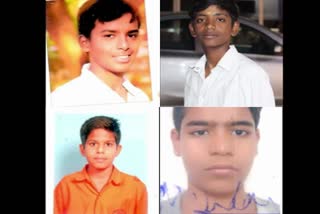 Four students missing