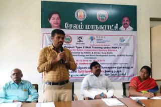 sewage workers training workshop held in salem