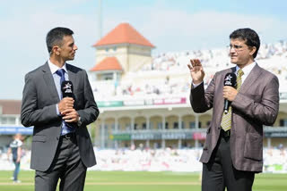 ಎನ್​ಸಿಎ ಬಗ್ಗೆ ದ್ರಾವಿಡ್ ಗಂಗೂಲಿ ಚರ್ಚೆ, Dravid Ganguly discuss about NCA