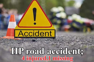 Road accidents in uindia  MORTH India  Manali Solang highway  Car accident in India  ഹിമാചൽ പ്രദേശ്  മനാലി-സോളാങ് റോഡ്  കാര്‍ തോട്ടിലേക്ക് മറിഞ്ഞ് അപകടം  ഡിഎസ്‌പി മനാലി ഷേർ സിംഗ്