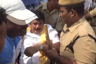 dhulipalla narendra arrest pedakaakani guntur district