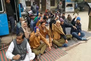 roadways workers strike in ambala