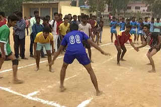 Kabaddi and Volleyball are the start of sports Eenadu sports league today nizamabad