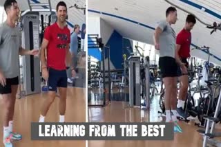 Ronaldo teaches Djokovic