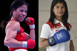 Mary Kom  Nikhat Zareen  Olympic Qualifiers  ഒളിമ്പിക് യോഗ്യത വാർത്ത  മേരി കോം വാർത്ത  നിഖാത്ത് സറീന്‍ വാർത്ത