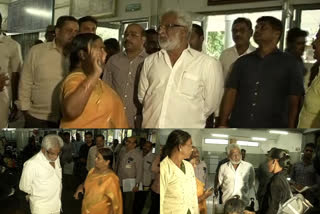 ttd chairman yv subba reddy visits svims hospital at tirupati