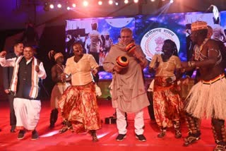 baghel dance on manjira