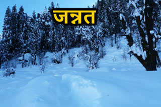 Snowfall Kedar Kantha in Purola