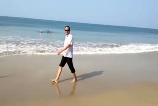 Video of CM walking on the sea goes viral