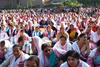 Protest Against CAA in tinisukia