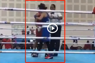 Mary Kom refuses to shake Nikhat Zareen's hands after beating her, Watch video