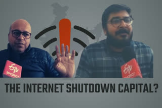 Internet shutdown,  National security  കഴിഞ്ഞ വര്‍ഷം ഇന്ത്യയില്‍ ഇന്‍റര്‍നെറ്റ് സേവനം റദ്ദ് ചെയ്‌തത് 136 തവണ  ഇന്‍റര്‍നെറ്റ് സേവനം  സെല്ലുലാര്‍ ഓപ്പറേറ്റര്‍ അസോസിയേഷന്‍ ഓഫ് ഇന്ത്യ  ഇന്ത്യന്‍ കൗണ്‍സില്‍ ഫോര്‍ റിസര്‍ച്ച് ഓണ്‍ ഇന്‍റര്‍നാഷണല്‍ ഇക്കണോമിക് റിലേഷന്‍സ്