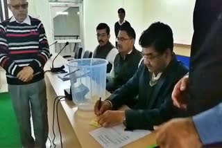 ईवीएम से सरपंच का मतदान, evm will be use in pali