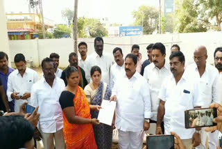 CMRF CHEQUE DISTRIBUTION iN SATTUPALLI