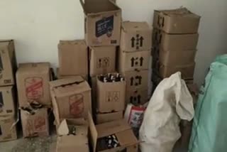 police recovered 36  boxes  alcohol in rewari