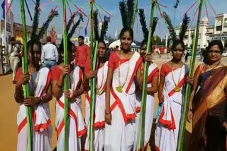 andhra pradesh dimsa dance in tribal fest