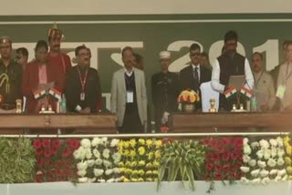 hemant soren  jharkhand cm  hemant soren takes oath  ഹേമന്ത് സോറന്‍  ജാര്‍ഖണ്ഡ് മുഖ്യമന്ത്രി  ജാര്‍ഖണ്ഡ്  സത്യപ്രതിജ്ഞ ചെയ്‌തു