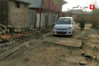 people suffer due to dilapidated roads in hajin bandipora