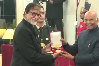 Amitabh Bachchan honoured with Dada Saheb Phalke Award