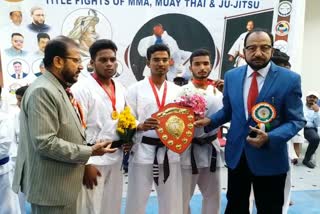 Karate Open Championship on Telugu University campus