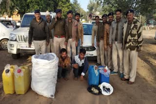 Police has arrested two liquor mafia in tikamgarh