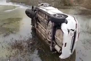 car crushed  8 people in jind 3 dead