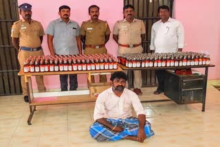 in-ramanathapuram-432-liquor-bottles-seized-and-one-arrested