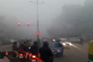 Delhi frigid by fog