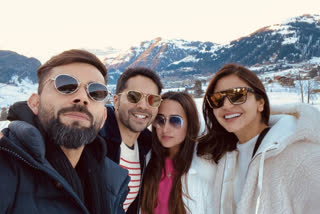 Varun, Natasha bump into Virushka during Swiss vacation