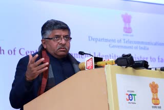 Communications Minister Ravi Shankar Prasad