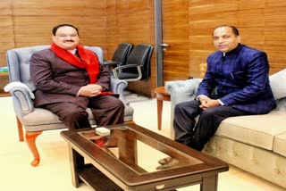 CM jairam met with jp nadda during delhi visit 2019