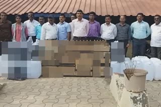 duplicate foreign liquor seized in Solapur