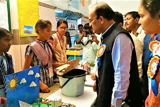 JANARDHAN REDDY IN SCIENCE FAIR AT THURKAYANJAL SCHOOL