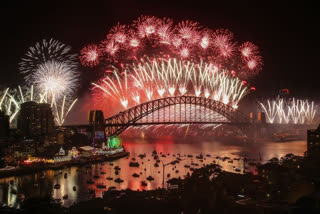 Australia Sydney Harbour New year 2020 celebrations