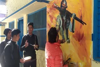 Chamoli Teacher Painting