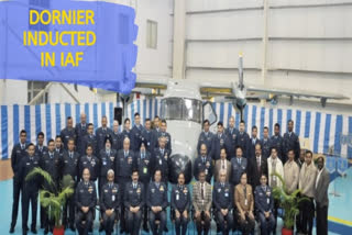 Air Chief formally inducts FIS Dornier aircraft into No 41 squadron