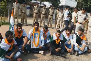 student congress protest