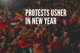 At Delhi's Shaheen Bagh, anti-CAA protesters ring in new year with national anthem